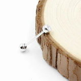 925 Silver Tongue Nipple Ear Barbell Piercing