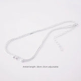 925 Silver Anklet for Women Fine Jewelry