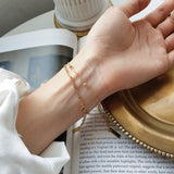 925 Sterling Silver Bead Chain Bracelets for Women Charms Jewelry