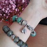 925 Silver Magnolia Flower Necklace Bracelet Pendant Jewelry