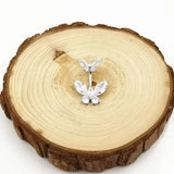 925 Silver Belly Button Ring with Cubic Zircon