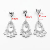 925 Silver CZ Belly Button Ring Navel Piercing Jewelry
