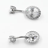 925 Silver Belly Button Ring CZ Navel Piercing Jewelry