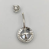 925 Silver Belly Ring CZ Navel Body Piercing