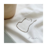 925 Silver Box Chain Bracelet for Women