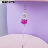 925 Silver Fox Bracelet for Women - Fine Jewelry