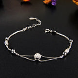 925 Silver Bracelet Lucky Beads Charm Jewelry for Women