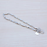 925 Silver Bracelet Star Double Chain Adjustable Anklet