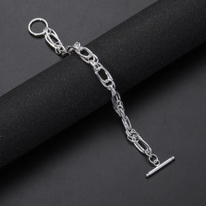 925 Sterling Silver Bracelets Chain Wedding Party Fine Jewelry Christmas 8inch