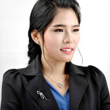 925 Silver Brooch Female National Jewelry Women Clothing Accessories