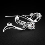 925 Silver Brooch Female National Jewelry Women Clothing Accessories
