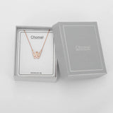 925 Silver Butterfly Necklace Diamond Choker for Women