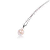 925 Silver Chain & Pearl Pendant Necklace