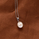 925 Silver Chain & Pearl Pendant Necklace