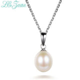 925 Silver Chain & Pearl Pendant Necklace