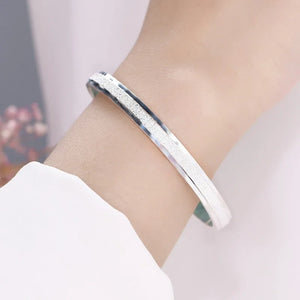 925 Silver Frosted Star River Bracelet for Women