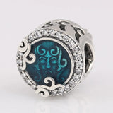 925 Sterling Silver Haunted House Enamel Charm for Bracelet