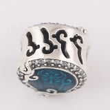 925 Sterling Silver Haunted House Enamel Charm for Bracelet
