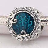 925 Sterling Silver Haunted House Enamel Charm for Bracelet