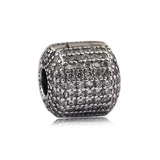 925 Silver Clip Charm Beads for Jewelry