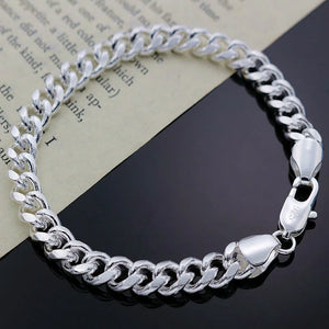 925 Silver Charm Bracelet 8MM for Wedding