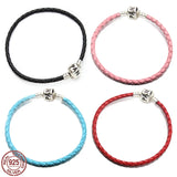 925 Silver Bucket Buckle Chain Bracelet for Charm Beads DIY