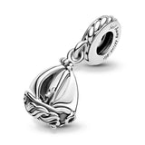 925 Silver Dolphin Shell Starfish Pendant DIY Beads for Charm Bracelet Jewelry