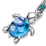 925 Silver Dolphin Shell Starfish Pendant DIY Beads for Charm Bracelet Jewelry