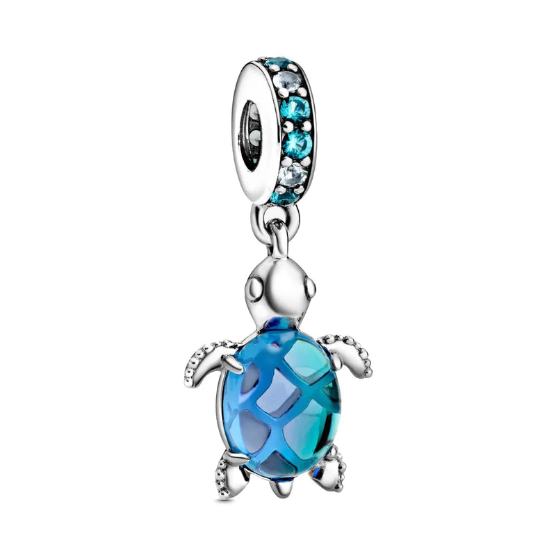 925 Silver Dolphin Shell Starfish Pendant DIY Beads for Charm Bracelet Jewelry