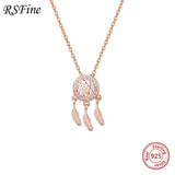 925 Sterling Silver Dream Net Necklace Choker Hipster Fine Jewelry for Women