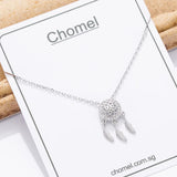 925 Sterling Silver Dream Net Necklace Choker Hipster Fine Jewelry for Women