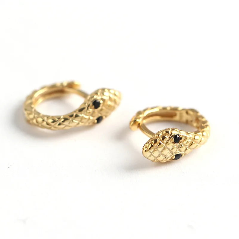 925 Sterling Silver Snake Ear Ring Boy Girl Silver Ear Jewelry