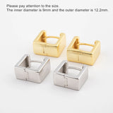 925 Sterling Silver Wide-Edge Large Earrings