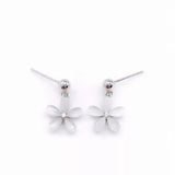 925 Sterling Silver Cherry Blossom Stud Earrings