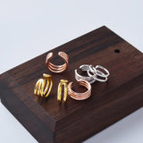 925 Silver Earring Double Layer Three Layer Round Ear Bone Ear Clip