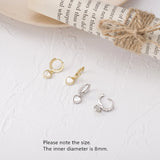 925 Silver Zircon Heart Shell Drop Earring for Women