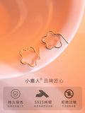 925 Sterling Silver Earrings Floral Design for Women