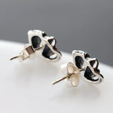 925 Sterling Silver Hand-Made Small Earrings