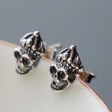 925 Sterling Silver Hand-Made Small Earrings