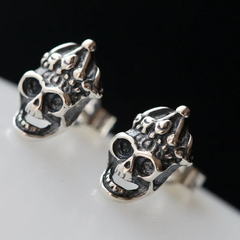 925 Sterling Silver Hand-Made Small Earrings