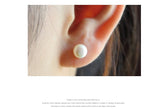 925 Silver Earrings with Pink Purple Cold Cultured Pearl for Women