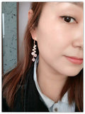 925 Sterling Silver Pink Crystal Necklace