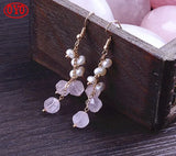 925 Sterling Silver Pink Crystal Necklace