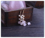 925 Sterling Silver Pink Crystal Necklace