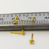 925 Silver Flower Nose Stud Bone Nose Piercing 20pcs