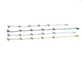 925 Silver Bracelet with CZ Delicate Chain Jewelry Set