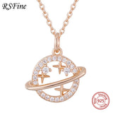 925 Silver Globe Necklace Flash Diamond Choker