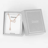 925 Silver Gourd Necklace Flash Diamond Choker