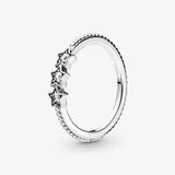 925 Sterling Silver Heart Ring Princess Daisy Crown Star Shine Women Commemorate