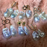 925 Silver Natural Baroque Pearl Drop Earrings 15-25mm